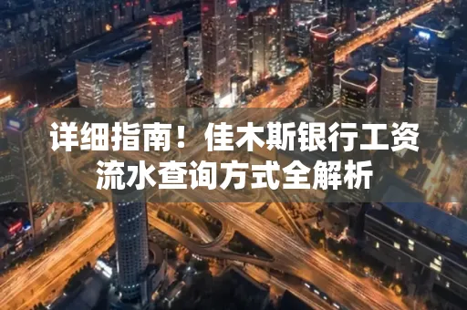 详细指南！佳木斯银行工资流水查询方式全解析